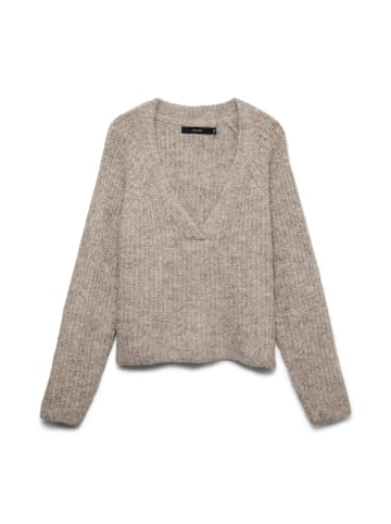Vero Moda Strickpullover in Fossil