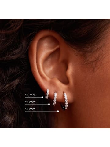 Lucardi 925 Silber Ohrringe