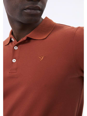 Felix Hardy Polo Shirt Kurz Arm in Terrakotta