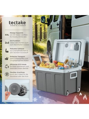 tectake Elektrische Kühl- und Wärmebox, leicht und leise, mit ECO-Modus