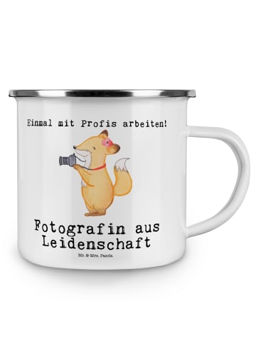 Mr. & Mrs. Panda Pott Fotografin Leidenschaft mit Spruch in Weiß