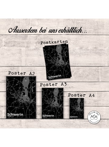 Mr. & Mrs. Panda Poster Schwerin mit Spruch in Keine Angabe