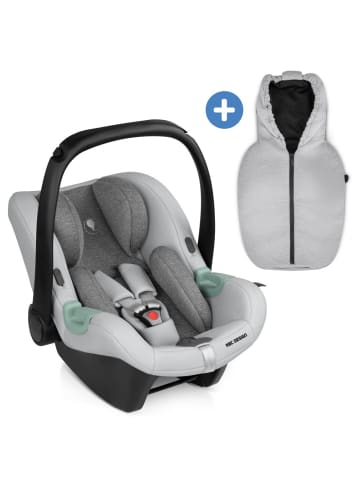 ABC-Design Babyschale Tulip (Autositz Gruppe 0+ / i-Size) in grau