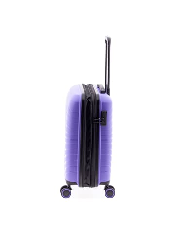 Gladiator 3400 4 Rollen Kabinentrolley 55 cm mit Dehnfalte lilac