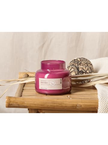 Beliani Kerze DELIGHT BLISS in Violett - (W) 10 x (H) 10 x (L) 10 cm