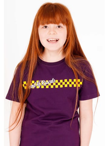 Band of Rascals T-Shirts " Checker " in dark-purple