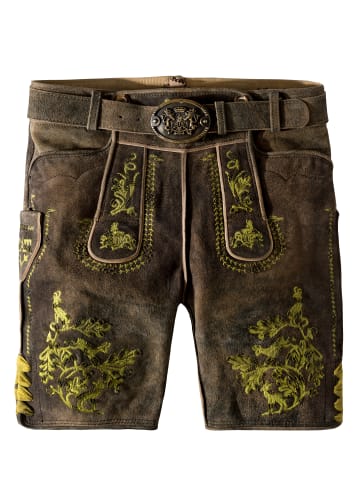 Stockerpoint Lederhose "Rudolf" in oid gelb