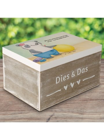 Mr. & Mrs. Panda Aufbewahrungsbox Physiotherapeutin Leidenschaft... in Weiß