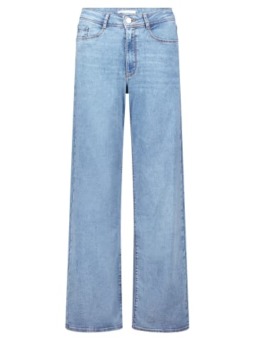 BETTY & CO High Waisted-Jeans mit weitem Bein in Light Blue Denim