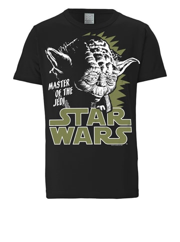 Logoshirt T-Shirts Star Wars - Yoda in schwarz