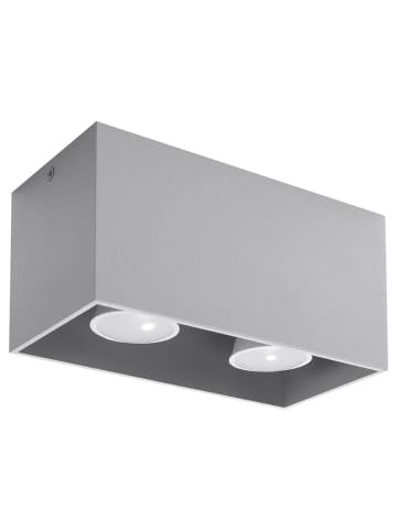 Nice Lamps Deckenleuchte GEO MAXI in Grau H 10cm