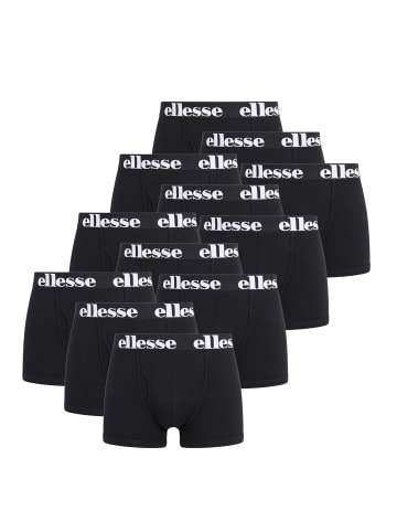 ellesse Boxershorts 12er Pack Boxers in Black