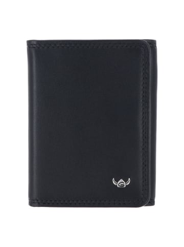 Golden Head Polo Geldbörse RFID Schutz Leder 10 cm schwarz