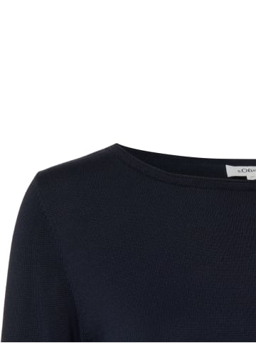 s.Oliver Pullover in marine - 0005