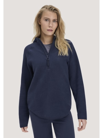 Hessnatur Fleece Hoodie in mitternachtsblau