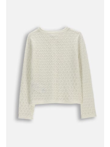 Coccodrillo Strickjacke in ecru