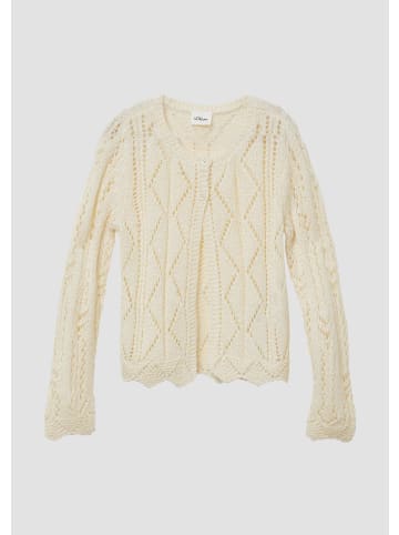 s.Oliver Strickjacke in 0600_ecru