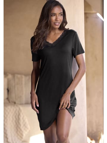 Vivance Active Nachthemd in schwarz