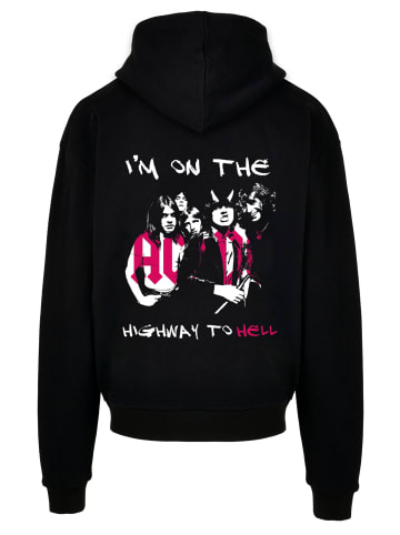 F4NT4STIC Ultra Heavy Hoodie ACDC I'm On The Highway To Hell Rock Band in schwarz