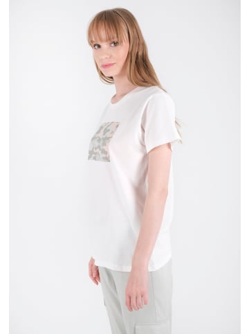 Organication T-Shirt "WOR15223" in Cremeweiß