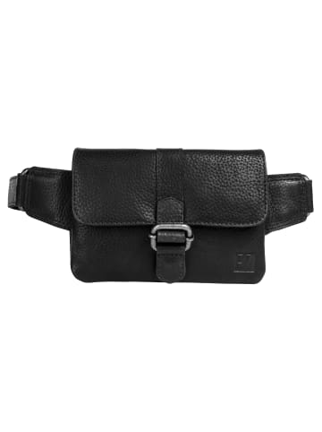 Bodenschatz Gürteltasche echt Leder in schwarz