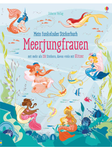 Usborn Papeterie/PBS - Mein funkelndes Stickerbuch: Meerjungfrauen