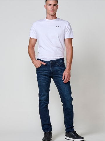 KOROSHI Regular fit stretch jeans. in blau