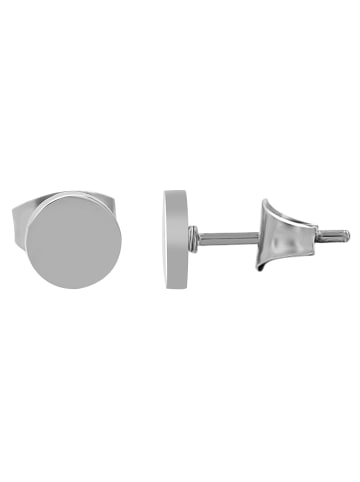 Adeliás Unisex Ohrringe – Ohrstecker aus Edelstahl in silber
