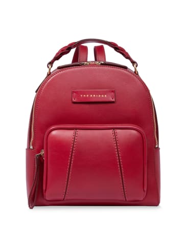 The Bridge Brigida City Rucksack Leder 30 cm in berry