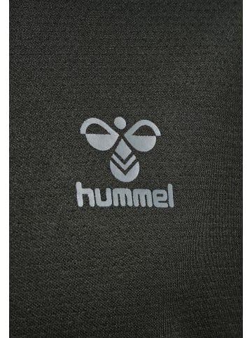 Hummel Halbreißverschluss Jacke Hmlongrid Herren in JET BLACK/FORGED IRON
