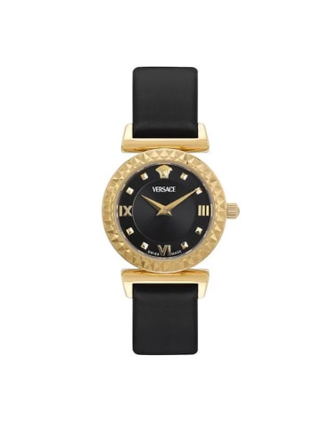 Versace Analoguhr für Damen in Schwarz