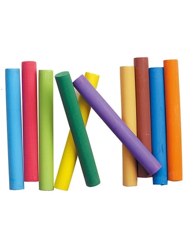 Jovi Tafelkreiden Classcolor Packung mit 100 Stück farbig sortiert Staubschutzbox
