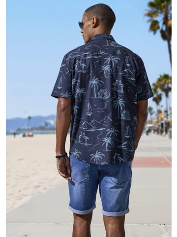 John Devin Hawaiihemd in navy