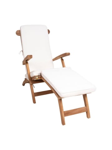 ebuy24 Liegenstuhl Arrecife Teak 150 x 60 cm