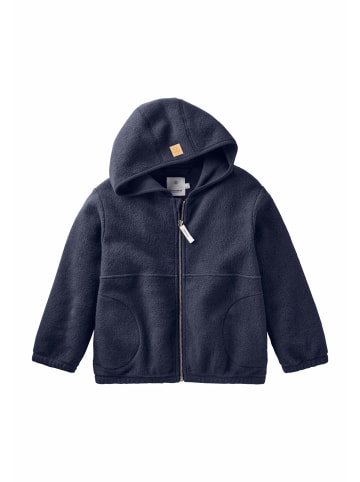 Hessnatur Fleece Jacke in dunkelblau