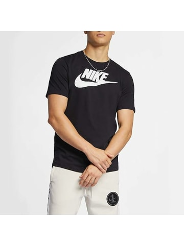 Nike Rundhals T-Shirt für Herren in schwarz
