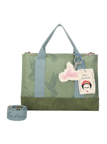 Fritzi aus Preußen Fritzi x Frida Kahlo Shopper Tasche 40 cm in green