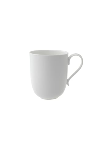 Villeroy & Boch Latte Macchiato Becher New Cottage Basic 370 ml weiß in weiß