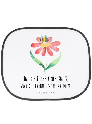 Mr. & Mrs. Panda Sonnenschutz Auto Hummel Blume mit Spruch in Weiß
