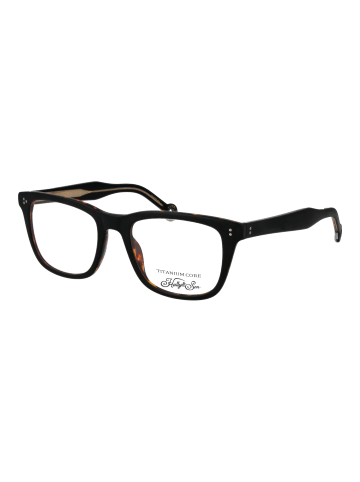 Hally & Son Unisex Optische Fassungen Rechteck Schwarz
