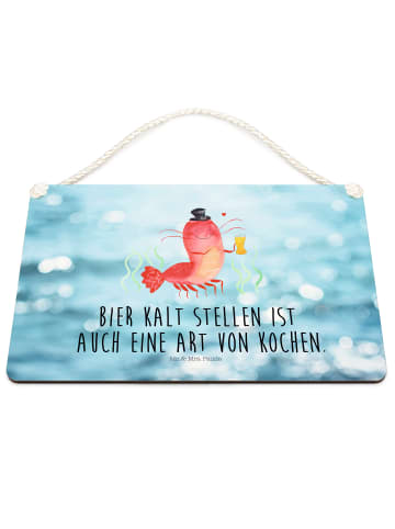 Mr. & Mrs. Panda Schild Hummer Weizen mit Spruch in OZeichenanblue