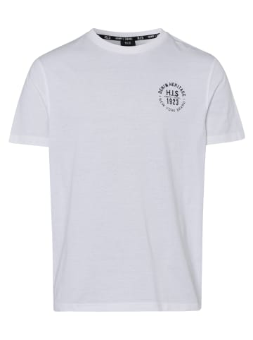 H.I.S. T-Shirt in beige/ mitte