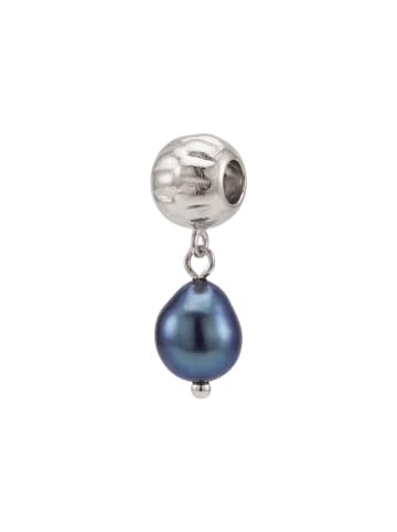 PURELEI Charm LEI Dark Pearl Silber