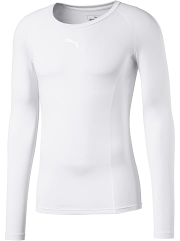 Puma T-Shirt "LIGA Baselayer Tee Longsleeve" in Weiß