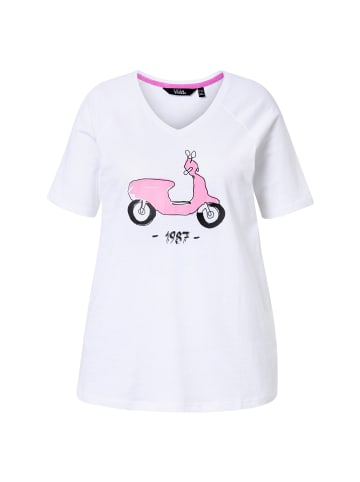 Ulla Popken Shirt in schneeweiß