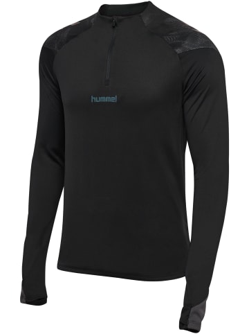 Hummel Halbreißverschluss Sweatshirt Daumenlöcher Hmlblaze26 Herren in BLACK