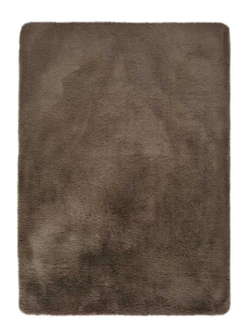 Atticgo Waschbarer Hochflor-Teppich ALPACA in nerz