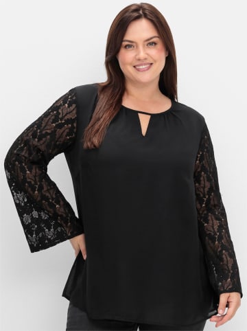 sheego Tunika in schwarz