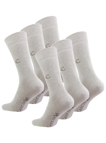 Clark Crown® Business Socks 6 Paar in sand