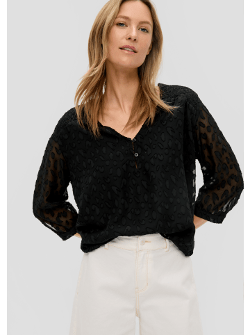 s.Oliver Bluse 3/4 Arm in Schwarz